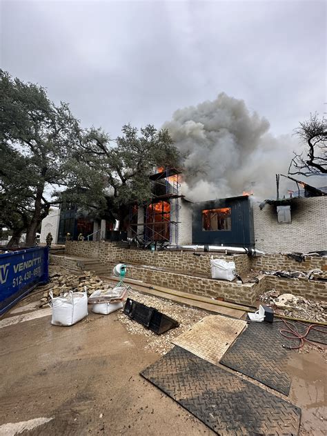 'Intense' fire at under-construction Rollingwood home contained, Westlake Fire says